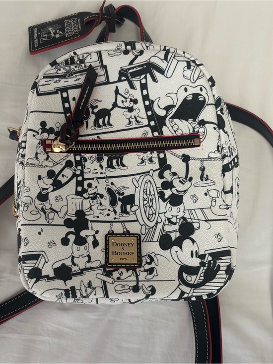 Dooney & Bourke Handbags - Authentic Dooney Bourke Backpack Mini Disney Mickey Mouse Steamboat Willie Bag